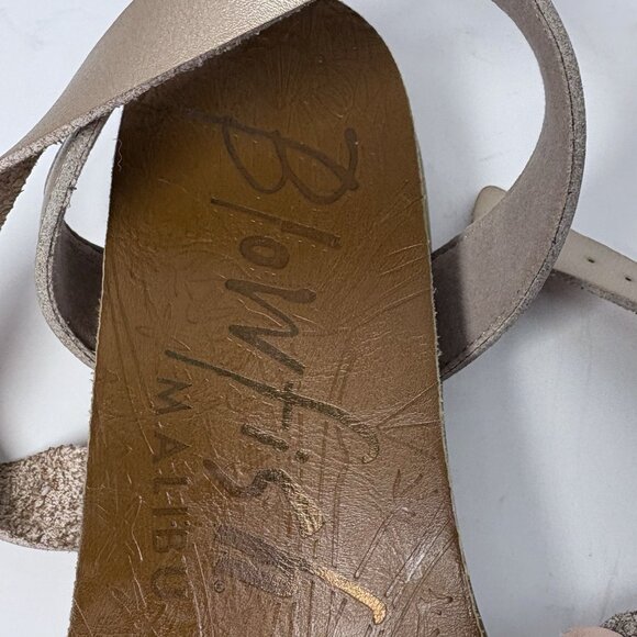 Blowfish Fern Women's Sandals Taupe & Rose‎ Gold Size 9M Strappy, Casual Boho - Picture 8 of 14